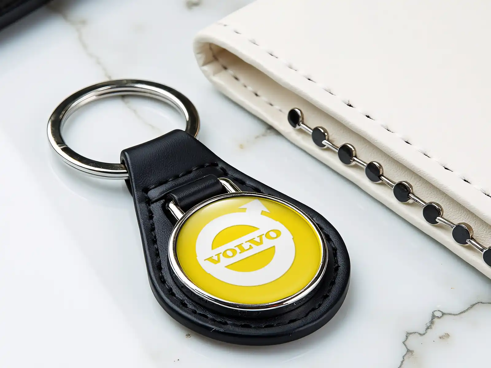 Volvo Car Key Ring Stylish Acrylic Premium Look